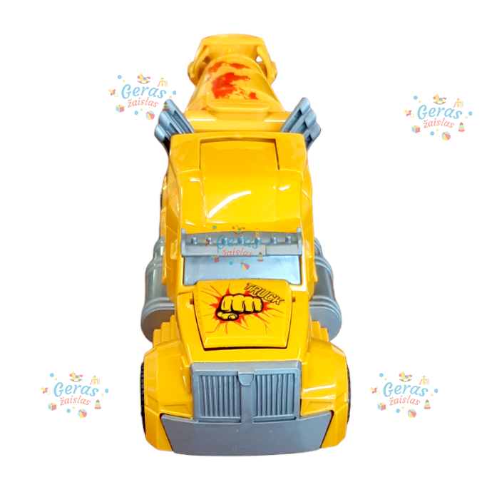 Transformeris - automobilis Feng Fa Toys, geltonas 3 Transformeris - automobilis Feng Fa Toys, geltonas 3