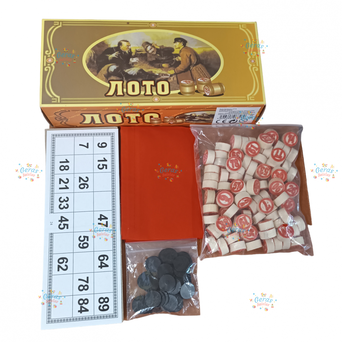 Žaislas stalo žaidimas Loto 1 Žaislas stalo žaidimas Loto 1