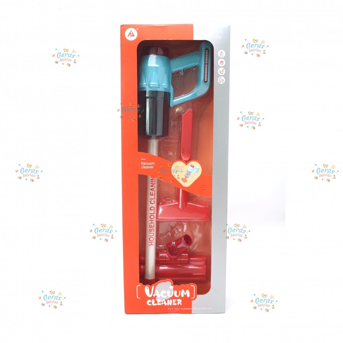 Žaislinis dulkių siurblys su priedais Heng Jie Toys 1 Žaislinis dulkių siurblys su priedais Heng Jie Toys 1