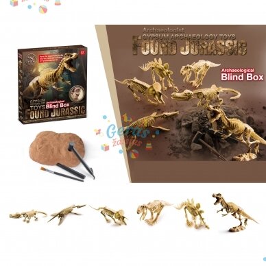 Žaislinis Archeologijos kasinėjimų rinkinys Dinozauro skeletas