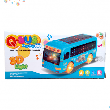 Muzikinis autobusas su 3D šviesomis, mėlynas 20 Muzikinis autobusas su 3D šviesomis, mėlynas 20